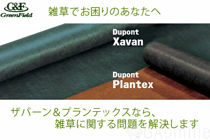 防草シート デュポン 耐用年数:曝露約3?5年 ザバーン 136G グリーン