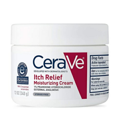 CeraVe Moisturizing Cream for Itch Relief 12oz セラヴィ かゆみ止めモイスチャライジング クリーム 340g【送料無料】 【エクスプレス便】