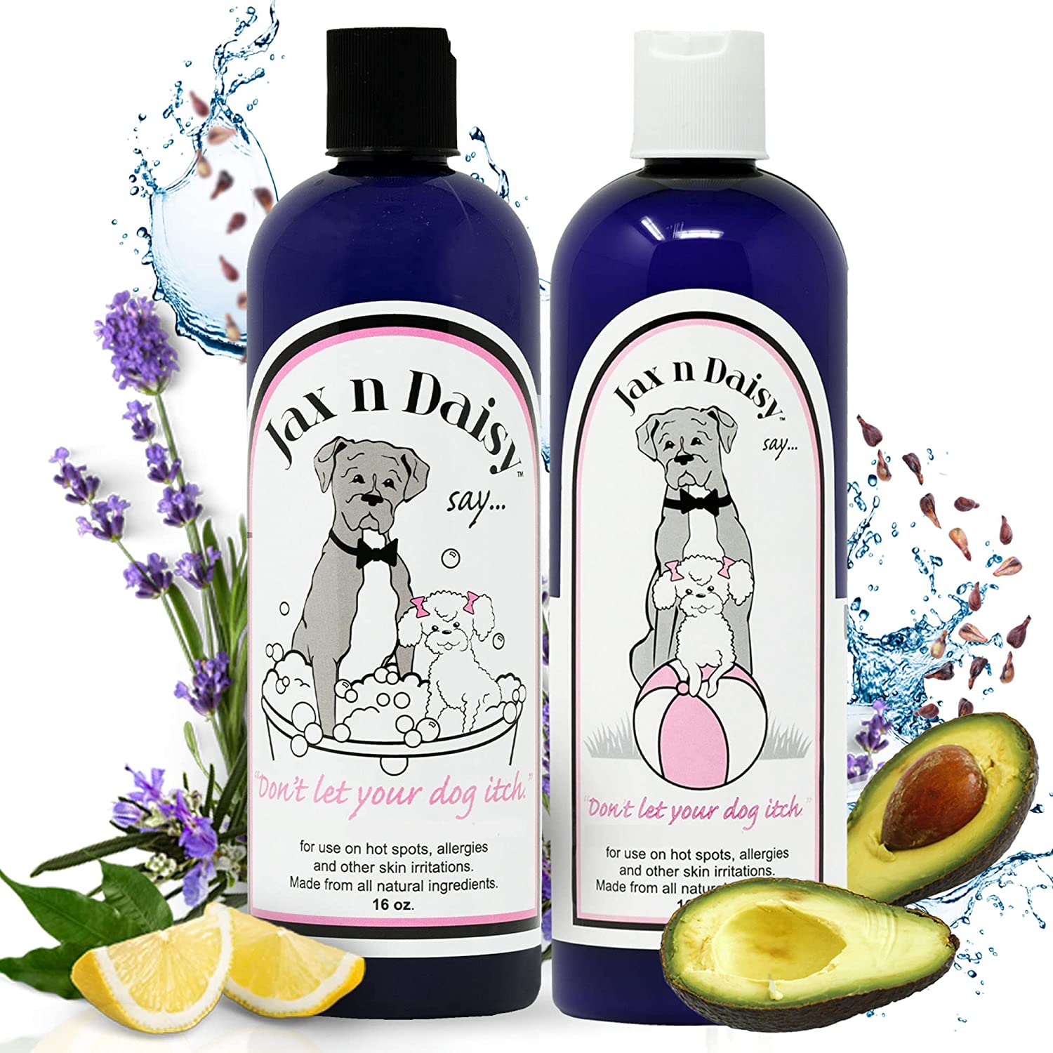 【楽天市場】【エクスプレス便】Jax N Daisy "Don't Let Your Dog Itch" Shampoo 16oz 犬用シャンプー ふけ かゆみ 発疹 アレルギー ノミ：海外