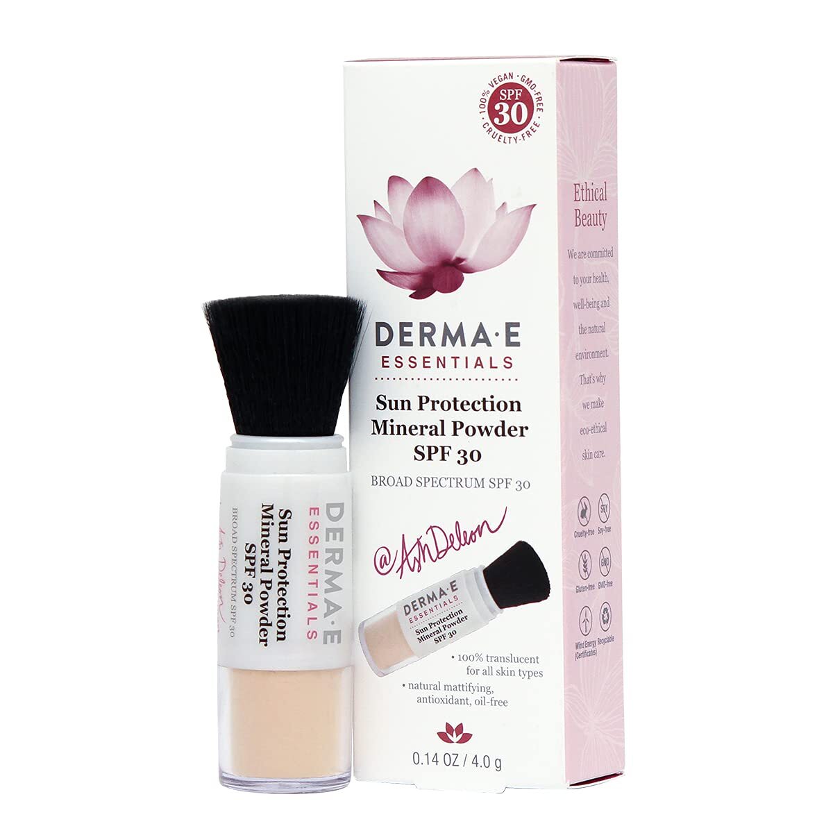 【DERMA-E】DERMA-E DERMA E Sun Protection Mineral Powder SPF 30, Basic Chamomile, 0.18oz ダーマイー サンプロテクション ミネラルパウダー 日焼け止め フェイスパウダー お粉 【追跡可能海外メール便】