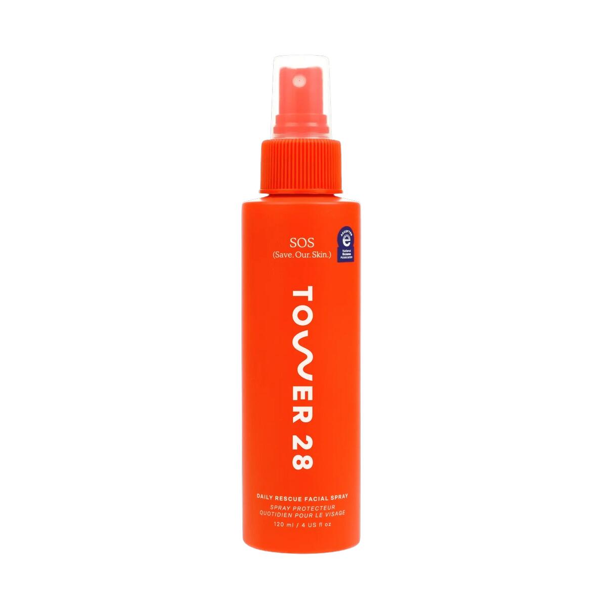【120mlサイズ】Tower 28 SOS Daily Rescue Facial Spray for Sensitive Skin 4oz タワー 28 SOS デイリー レスキュー フェイシャル スプレー 敏感肌用 120ml 赤み 肌荒れ 【エクスプレス便】