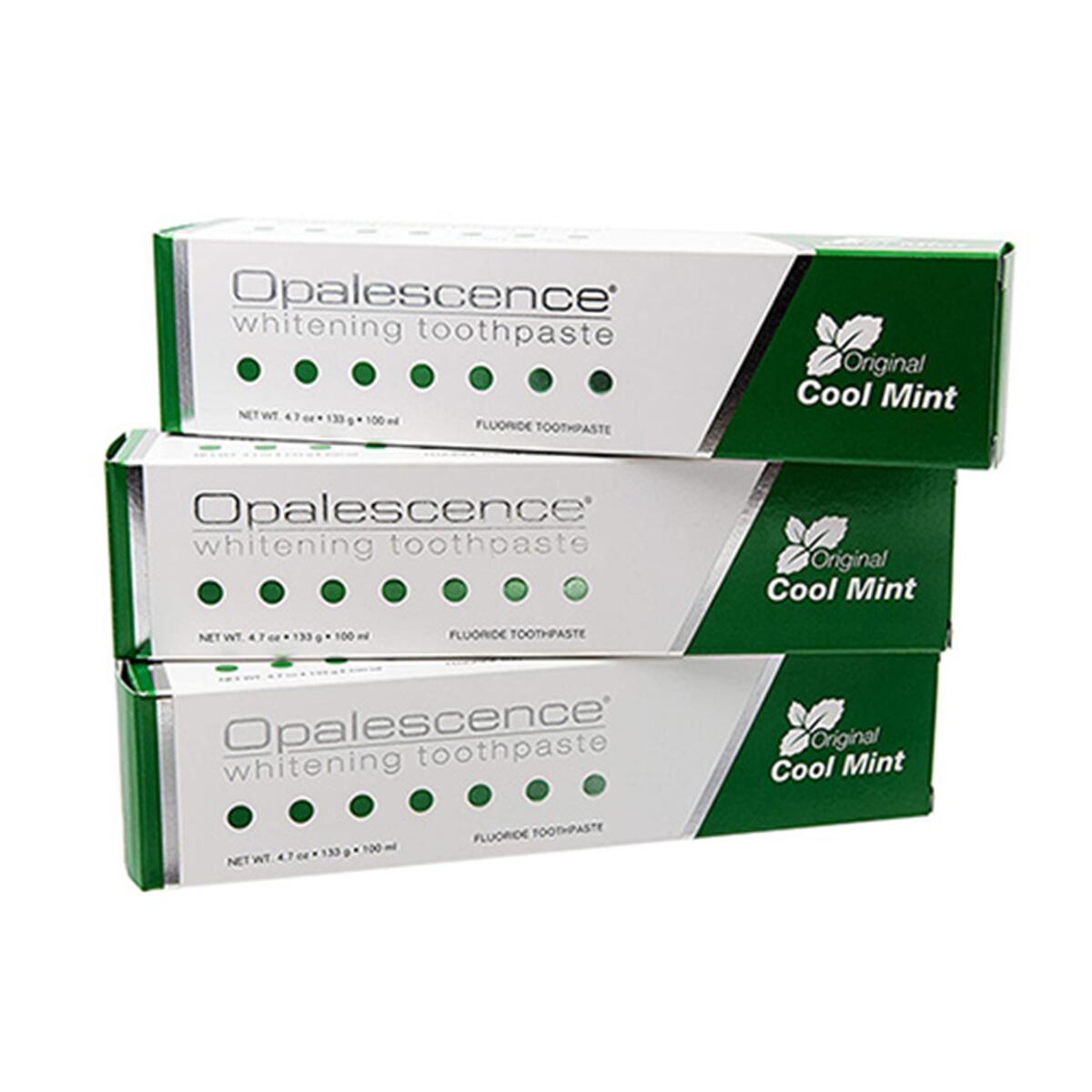 【エクスプレス便】Opalescence Whitening Toothpaste, Original Formula 4.7oz pack of 3 オパールエッセンス ホワイトニング　歯磨き粉 133g　3本セット　ホワイトニング歯磨き粉　ホワイトニング　白い歯画像