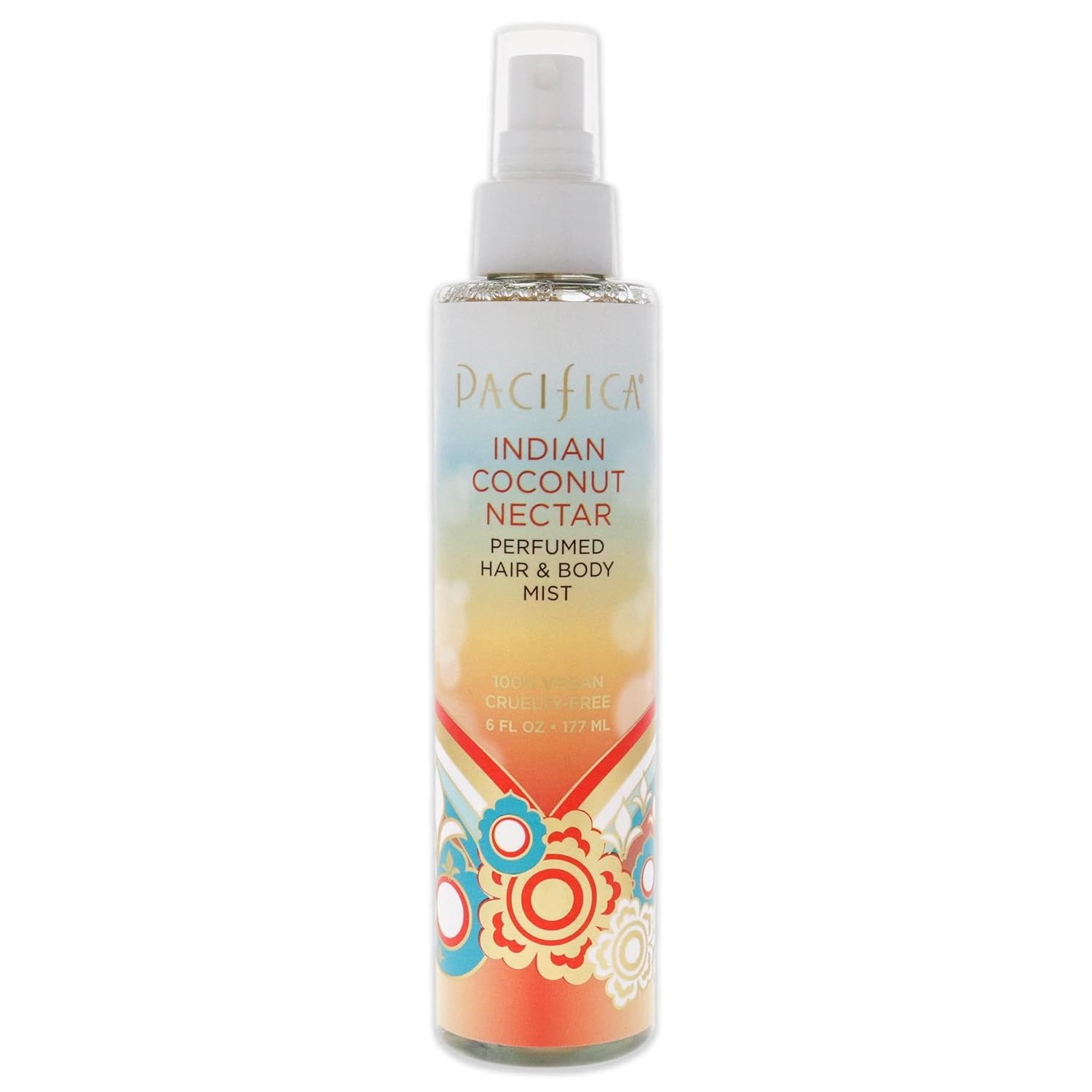 Pacifica Indian Coconut Nectar Perfumed Hair & Body Mist Alcohol Free Coconut Vanilla Scent 6oz　パシフィカ インディアンココナッツネクターの香りがするヘア＆ボディ用ミスト 177ml 【エクスプレス便】