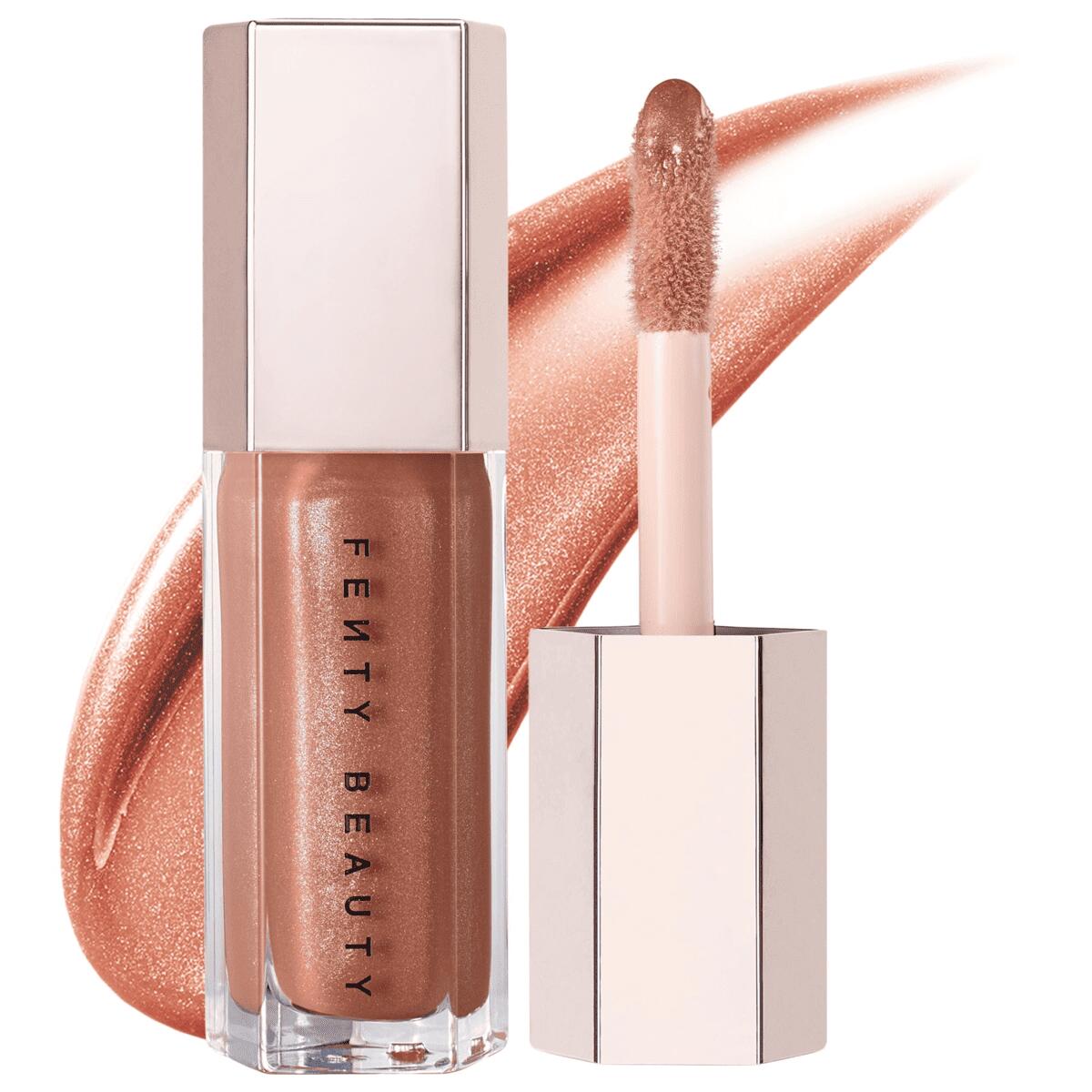 FENTY BEAUTY ラメ入りリップグロス ピンクGRAPE SPLASH FENTY BEAUTY ラメ入りリップグロス ピンクGRAPE SPLASH