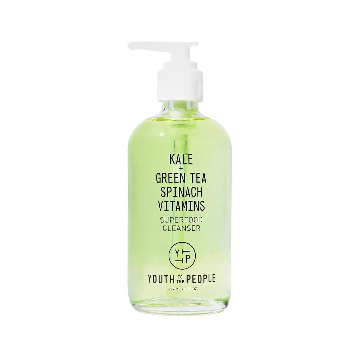 Youth To The People スーパーフード フェイシャル クレンザー 237ml ケール グリーンティー配合 デイリー洗顔料 メイク落とし 敏感肌対応 【エクスプレス便】
