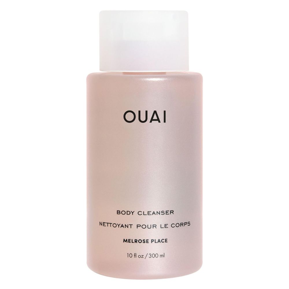 OUAI ボディウォッシュ メルローズプレイス 300ml ウェ Body Cleanser Melrose Place 10 Fl Oz ホホバオイル ローズヒップオイル 配合 保湿 乾燥 フローラルの香り【エクスプレス便】