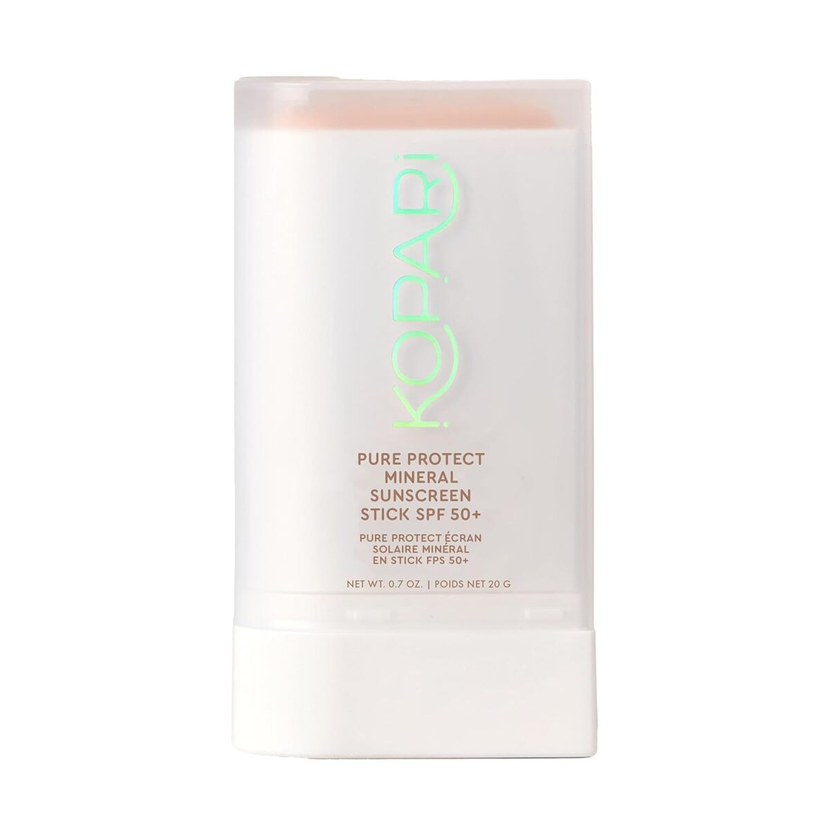 Kopari ピュアプロテクト100%ミネラルサンスクリーンスティック コパリ PURE PROTECT 100% Mineral Sunscreen Stick SPF 50+ 0.7oz/20g 日焼け止め アルガンオイル シアバター 配合 顔 体【エクスプレス便】