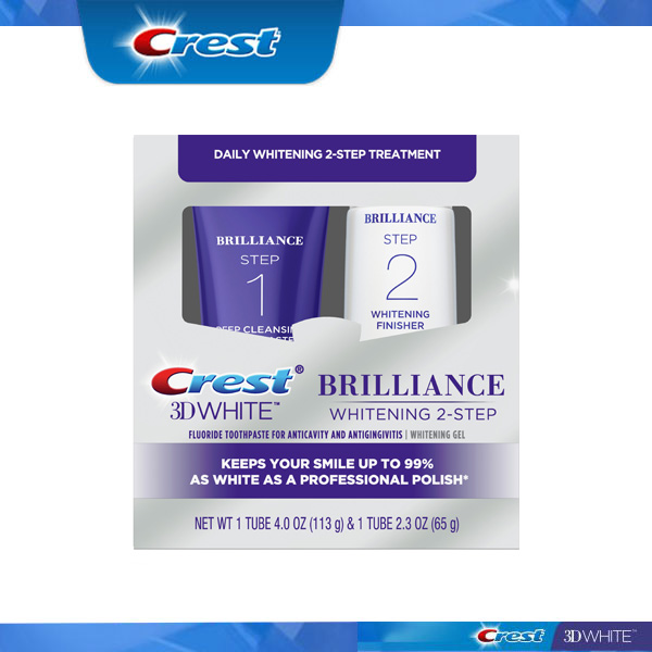 楽天市場】【エクスプレス便】最新リニューアル版！ 110g 2本セット Crest 3D White Brilliance mint  Toothpaste, 110g pack of 2 クレスト 3Dホワイトブリリアンス ミント110g 2本 ホワイトニング歯磨き粉 ホワイトニング  白い歯 : 海外トレンド グリーンバスケット