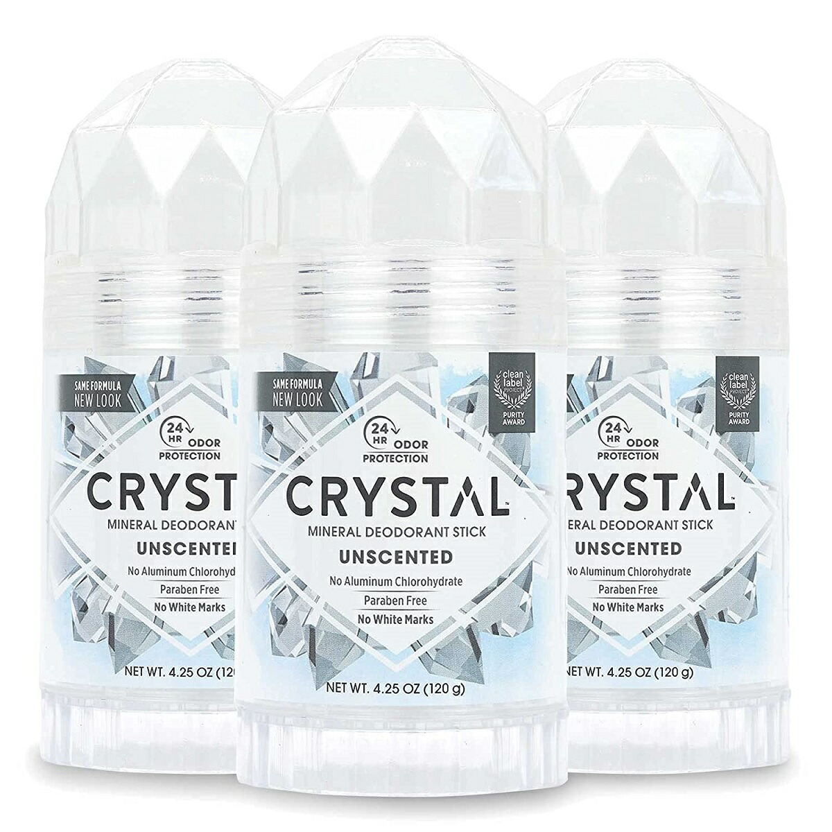 【楽天市場】【エクスプレス便】【お得な3本セット】CRYSTAL Mineral Deodorant Stick Unscented 4