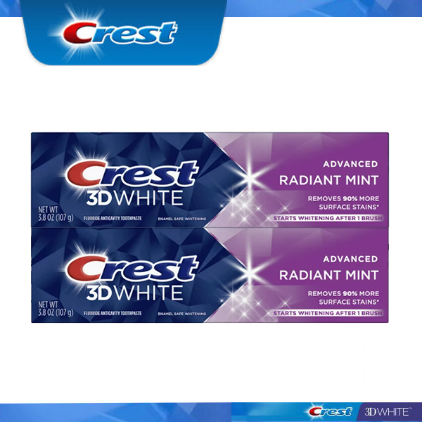 楽天市場】【エクスプレス便】Crest 3D White Radiant Mint 3.8oz pack