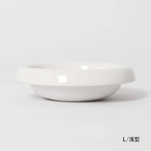 【ペコロ】＜br /＞陶器ボウル　L／Ltall　浅型　L／Ltall　ホワイト浅型【15時までの注文で当日発送 正規品 フードボウル 犬用 猫用 老犬 老猫 子犬 子猫】