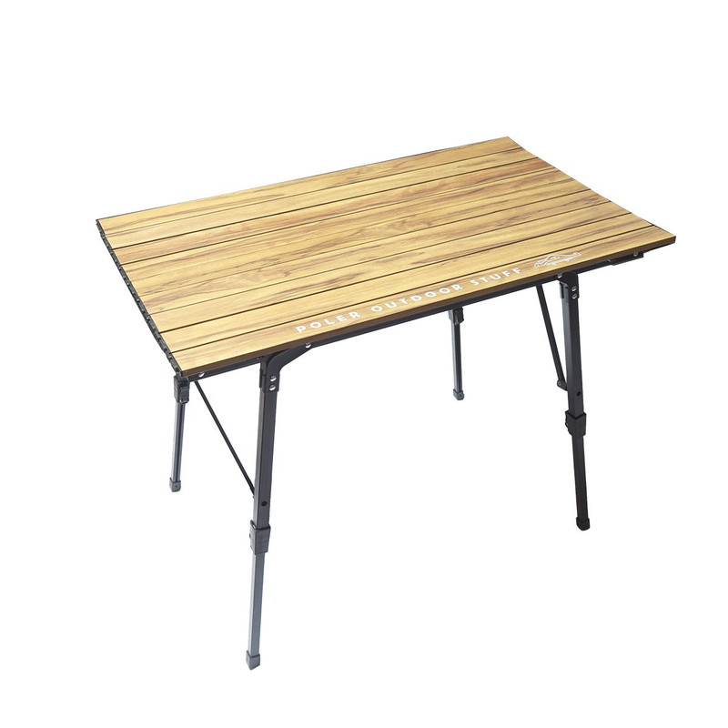 ポーラーアドベンチャーテーブル　アルミ製 収納袋付き ポーラー POLER ADVENTURE TABLE ALUMINUM アドベンチャー