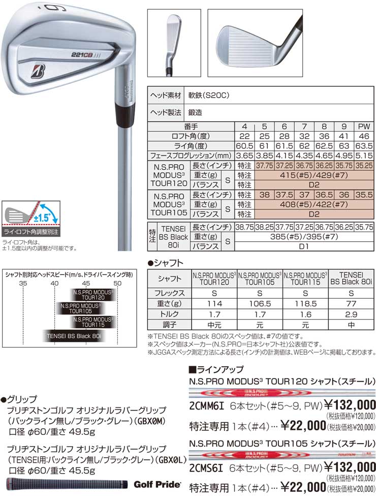 特注カスタムクラブ ブリヂストンゴルフ 8 221CB B N.S.PRO PW TOUR ZEROS アイアン シャフト 単品 ＃4 ＃5 ＃6  ＃7 ＃8 ＃9 【正規品直輸入】 TOUR