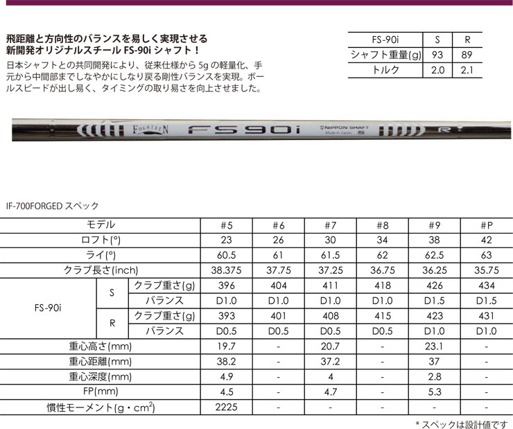 15997円 人気 特注カスタムクラブ フォーティーン IF-700 Forged アイアン USTマミヤ アッタス 40 50 60 80 シャフト  単品 ＃5 ＃6 ＃7 ＃8 ＃9 PW