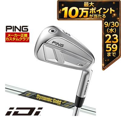 ＼エントリーでP10倍！4/4 20:00‐4/10 1:59／ [タイムセール] 特注カスタムクラブ ピン iDi ドライビングアイアン ダイナミックゴールド MID ツアーイシュー シャフト