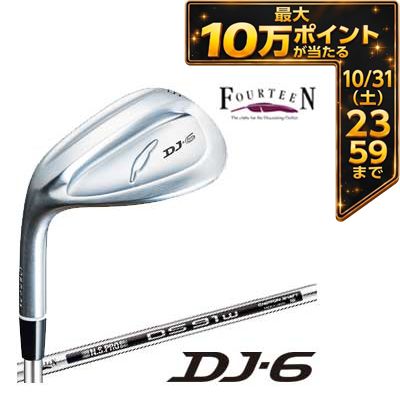 ＼エントリーでP10倍！4/4 20:00‐4/10 1:59／ フォーティーン DJ-6 レフティ ウエッジ N.S.PRO DS-91w スチールシャフト