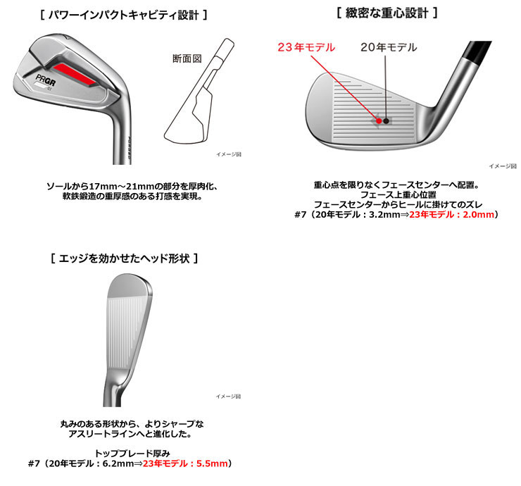 100％の保証 プロギア 2023 01 アイアン RIFLE PROJECT X シャフト