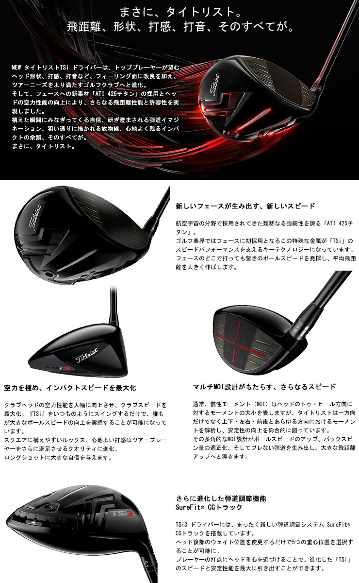 西日本産 Titleist タイトリスト SureFit ドライバー用 スリーブ付