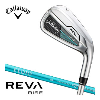 [タイムセール] キャロウェイ REVA RISE ウィメンズ アイアン ELDIO 40 for Callaway シャフト 4本セット[＃7-PW]｜ゴルフプラザ　グリーンフィル