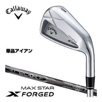 [タイムセール] キャロウェイ X FORGED MAX STAR アイアン 単品[＃5] RECOIL DART for Callaway 6 シャフト