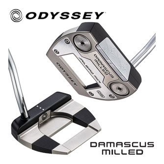 オデッセイ DAMASCUS MILLED JAILBIRD MINI DB パター STROKE LAB 90 スチールシャフト