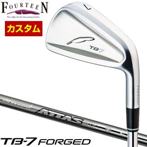 [タイムセール] 特注カスタムクラブ フォーティーン TB-7 Forged アイアン USTマミヤ アッタス アイアン 40 / 50 / 60 / 80 シャフト 単品[＃5、＃6、＃7、＃8、＃9、PW]