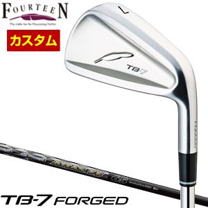 [タイムセール] 特注カスタムクラブ フォーティーン TB-7 Forged アイアン USTマミヤ アッタス FF IRON 65 / 75 / 85 / 95 シャフト 単品[＃5、＃6、＃7、＃8、＃9、PW]