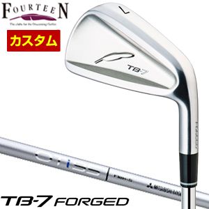 [タイムセール] 特注カスタムクラブ フォーティーン TB-7 Forged アイアン 三菱 21 OT iron シャフト 単品[＃5、＃6、＃7、＃8、＃9、PW] [21NEWブラックコスメ]｜ゴルフプラザ　グリーンフィル