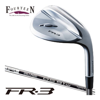 フォーティーン FR-3 ウエッジ パールサテン仕上げ N.S.PRO DS-91w スチールシャフト｜ゴルフプラザ　グリーンフィル
