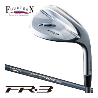 フォーティーン FR-3 ウエッジ パールサテン仕上げ FT-62w カーボンシャフト