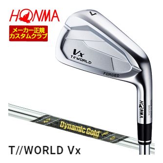 [タイムセール] 特注カスタムクラブ 本間ゴルフ ツアーワールド TW767Vx アイアン ダイナミックゴールド MID 115 シャフト 単品[＃4、＃5、＃6、＃7、＃8、＃9、P、A]