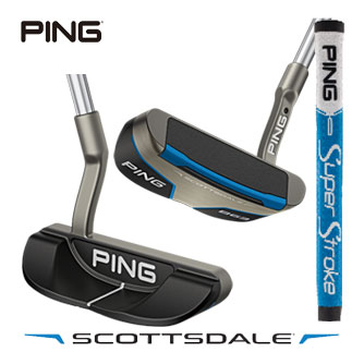 [タイムセール] ピン SCOTTSDALE B63 パター PING SuperStroke TOUR 2.0 PT BLUE グリップ装着モデル