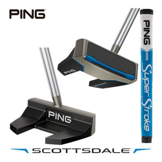 25％OFFクーポン対象！ピン SCOTTSDALE PRIME TYNE C パター PING SuperStroke TOUR 2.0 PT BLUE グリップ装着モデル