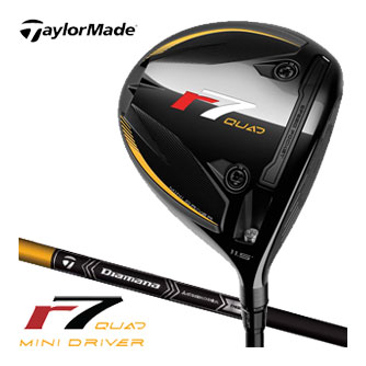 楽天市場】テーラーメイド r7 QUAD ミニ ドライバー 数量限定 r7QMD
