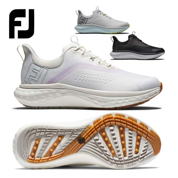 フットジョイ FJ クオンタム LACED スパイクレス ゴルフシューズ レディース ウィズ：W｜ゴルフプラザ　グリーンフィル