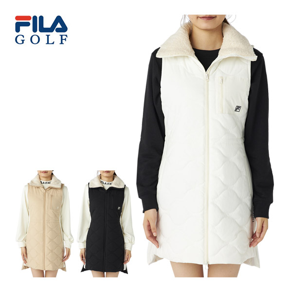 フィラゴルフ キルト フルジップ 中綿 ワンピース ウェア レディース 2025年秋冬モデル M-LL 795-403 楽天市場】フィラゴルフ キルト フルジップ 中綿 ワンピース ウェア