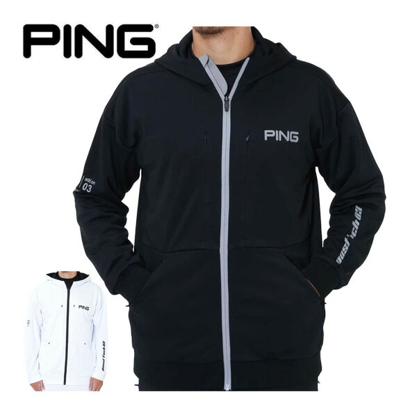 楽天市場】ピン ゴルフ メンズ コンパクトニット フルジップ