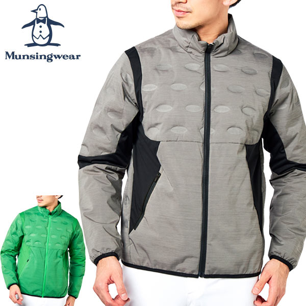 マンシングウェア　定価40700円　ダウンブルゾン　カーキ　M メンズ マンシングウェア 定価40700円 ダウンブルゾン カーキ M メンズ