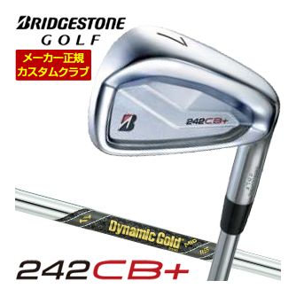 特注カスタムクラブ ブリヂストンゴルフ TOUR B 242CB+ アイアン 単品[＃4、＃5、＃6、＃7、＃8、＃9、PW] ダイナミックゴールド MID 115 シャフト