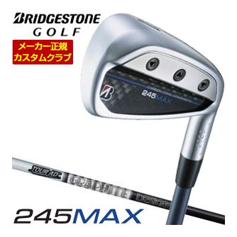 特注カスタムクラブ ブリヂストンゴルフ 245MAX アイアン 4本セット[＃7-P1] グラファイトデザイン ツアーAD シャフト｜ゴルフプラザ　グリーンフィル