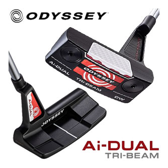 [タイムセール] オデッセイ Ai-DUAL TRI-BEAM DOUBLE WIDE CH パター STROKE LAB 90 スチールシャフト