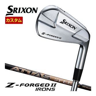 特注カスタムクラブ スリクソン Z-FORGED II アイアン ATTAS SPEED for IRON シャフト 5本セット[＃6-P]