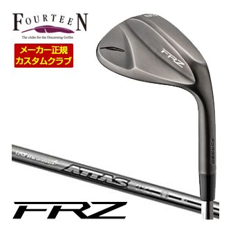 [タイムセール] 特注カスタムクラブ フォーティーン FRZ ウエッジ スモーキーサテン仕上げ USTマミヤ アッタス アイアン 40 / 50 / 60 / 80 シャフト｜ゴルフプラザ　グリーンフィル