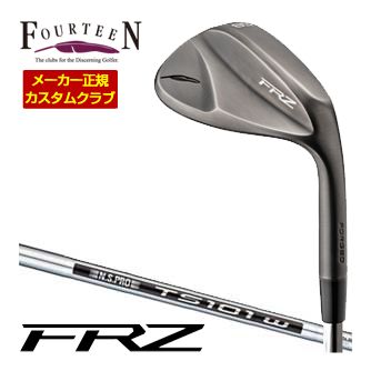 特注カスタムクラブ フォーティーン FRZ ウエッジ スモーキーサテン仕上げ Fourteenオリジナル N.S.PRO TS-101w スチールシャフト
