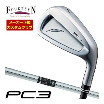 特注カスタムクラブ フォーティーン 2024 PC3 アイアン Elevate MPH95 シャフト 単品[＃5、＃6、＃7、＃8、＃9、PW]｜ゴルフプラザ　グリーンフィル
