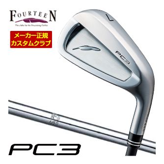 特注カスタムクラブ フォーティーン 2024 PC3 アイアン N.S. PRO 950GH シャフト 4本セット[＃7-P]｜ゴルフプラザ　グリーンフィル
