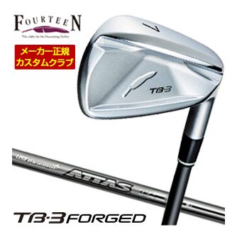 特注カスタムクラブ フォーティーン 2025NEW TB-3 FORGED アイアン USTマミヤ アッタス アイアン 115 シャフト 4本セット[＃7-P]