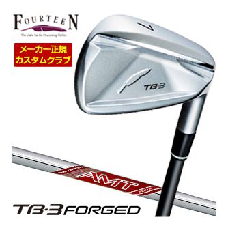 特注カスタムクラブ フォーティーン 2025NEW TB-3 FORGED アイアン AMT RED シャフト 単品[＃5、＃6、＃7、＃8、＃9、PW]｜ゴルフプラザ　グリーンフィル