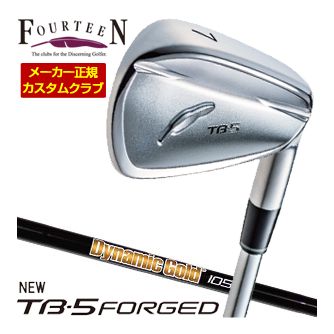 特注カスタムクラブ フォーティーン 2025NEW TB-5 FORGED アイアン DG105 ONYX BLACK シャフト 単品[＃5、＃6、＃7、＃8、＃9、PW]｜ゴルフプラザ　グリーンフィル