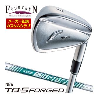 特注カスタムクラブ フォーティーン 2025NEW TB-5 FORGED アイアン N.S. PRO 850GH neo シャフト 4本セット[＃7-P] 63,767円